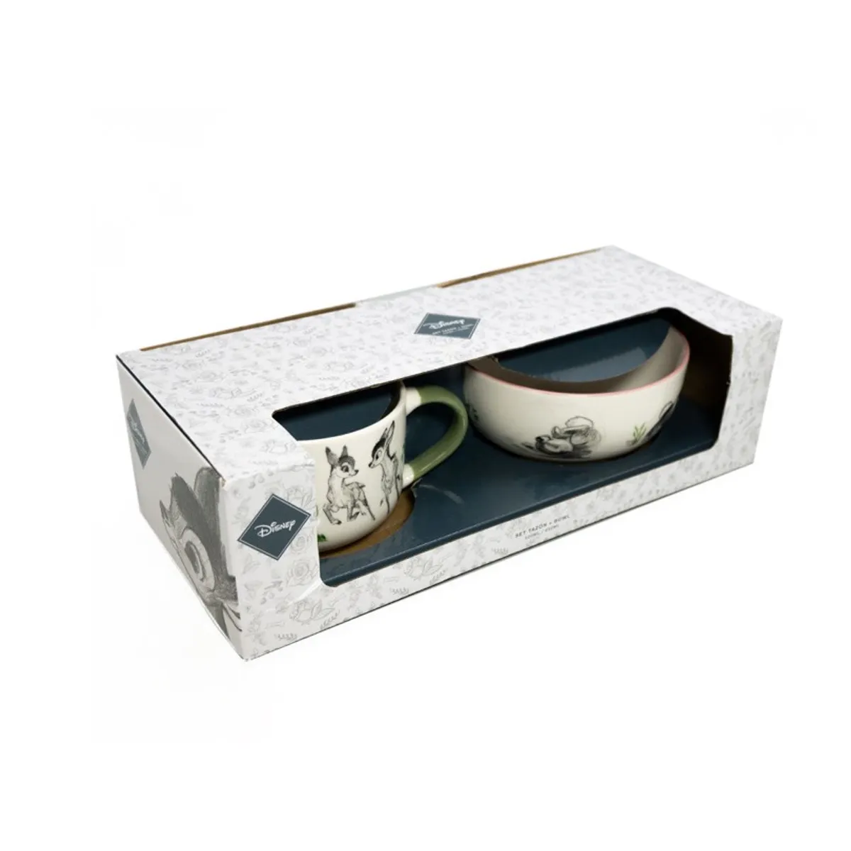 Set tazón 520 ml + Bowl 650 ml Bambi Disney home - Imagen 3